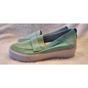 NEW‎ Naturalizer Velour Suede Leather Slip On Loafers Women Size 6M Mint Green